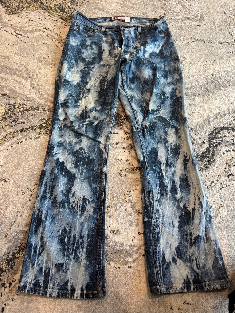Women's old navy Acid-Wash Blue Jeans